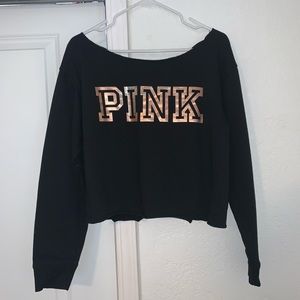 PINK cropped sweater